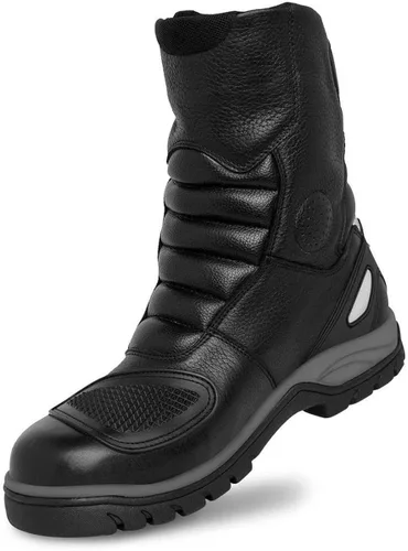 Vista 7 de WORKLAND 77418 Motorcycle Boots for Men - Work Boots For Men - Combat Tactical Mens Boots - Biker Boots for Touring, Sports - Full Leather
