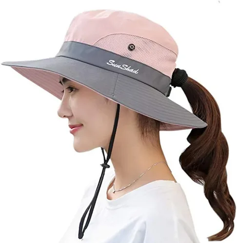 Vista 12 de Gorra FPS 50+ de ala ancha impermeable con protección UV para mujer