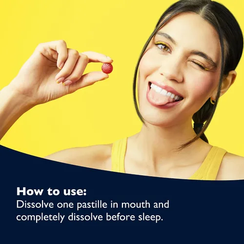 Vista 5 de RESCUE Bach Sleep PASTILLES, sabor grosella negra, pastillas para ayudar al sueño, sin melatonina, homeopática, esencias florales, 35