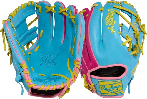 Vista 64 de Guantes de béisbol Heart of the Hide 2026 Top Grade US Steerhide Negro/Menta Pro H Web