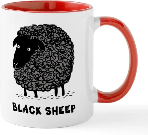 Vista 42 de CafePress Black Sheep Mug Taza de café de cerámica de 11 oz (11.0 fl oz)