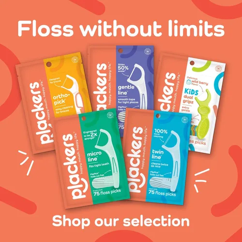 Vista 6 de Plackers Micro Mint - Púas de hilo dental, 90 unidades, paquete de 3