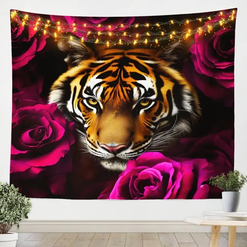 Vista 45 de Tapiz de juegos para niños pequeños de 51 x 59 pulgadas, tapices de decoración de sala de juegos para adolescentes, consola de juegos para niños