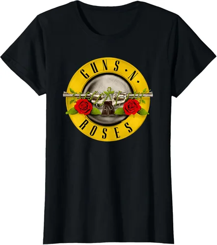 Vista 7 de Camiseta oficial Guns N' Roses con logotipo de bala
