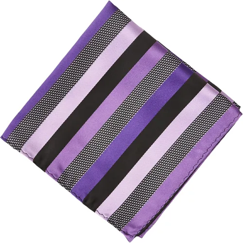 Vista 3 de Stacy Adams Conjunto de corbata a rayas de microfibra para hombre
