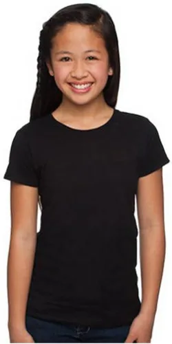 Vista 7 de Next Level Camiseta de punto acanalado de princesa para niñas grandes