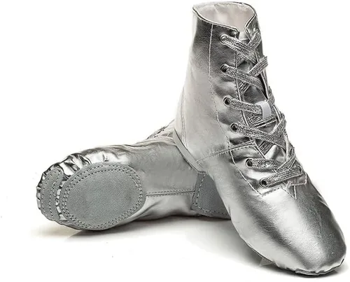 Vista 2 de Zapatos de baile de jazz para mujer, botines de baile para hombre