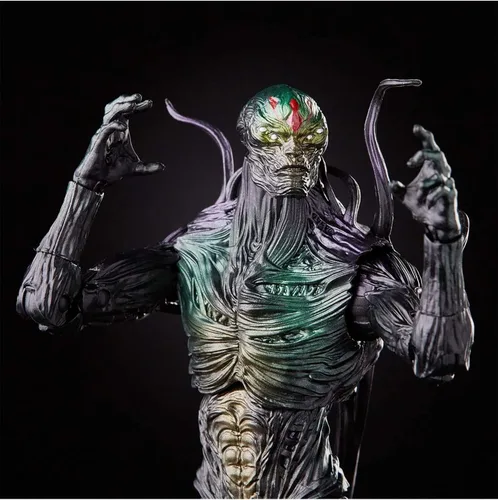 Vista 6 de Marvel Hasbro Legends Series Eternals Deluxe - Figura de acción coleccionable (6 pulgadas), Kro, diseño premium y 2 accesorios
