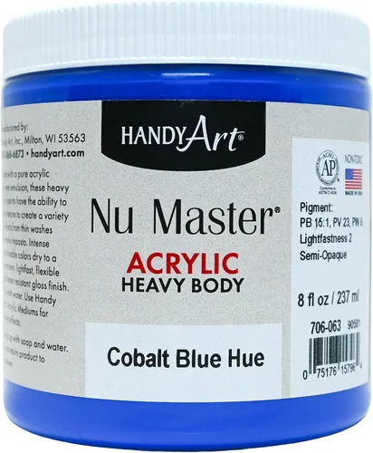Vista 34 de Handy Art Nu Master - Pintura acrílica de cuerpo pesado, 8 onzas, carmesí Alizarin