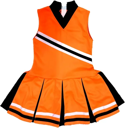 Vista 3 de Total 2550 Disfraz de animadora para niñas pequeñas, uniforme de animadora, disfraz de Halloween