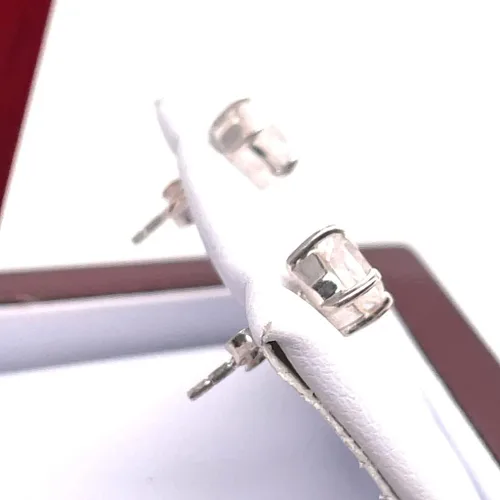 Vista 5 de Starborn Danburite Crystal Stud Pendientes