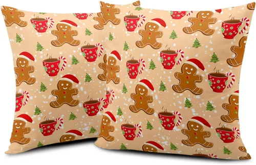 Vista 35 de Juego de 2 fundas de almohada patrióticas para exteriores, diseño de estrellas azules del 4 de julio, 16 x 16 pulgadas, fundas de almohada