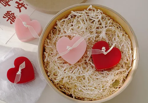 Vista 9 de Vela aromática con aroma a corazón, cera de soja, vela romántica decorativa para el día de San Valentín, boda, regalo de cumpleaños, ideal