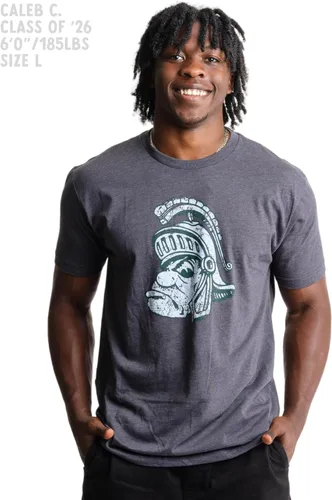 Vista 5 de Camisetas universitarias prémium de mezcla de algodón y poliéster NCAA