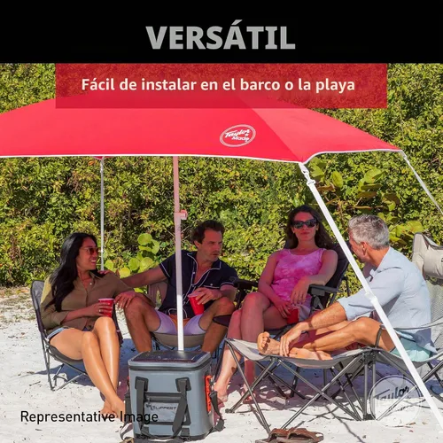 Vista 6 de Sombrilla para sol Taylor Made Products AnchorShade III, negro