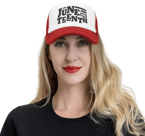 Vista 7 de 1865 Juneteenth Celebrate Freedom Day Melanin Ancestor Mesh Trucker Hat Funny Black History Snapback Trucker Hat