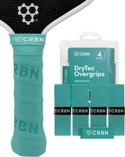 Vista 15 de CRBN Pickleball - Overgrips Drytec™ - Cinta adhesiva para pala de pickleball - Absorbe el impacto y la humedad - Pack de 4