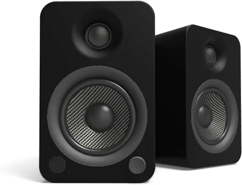 Vista 12 de Kanto YU4GB Altavoces alimentados con Bluetooth y preamplificador phono incorporado Apagado y encendido automáticos Control remoto incluido