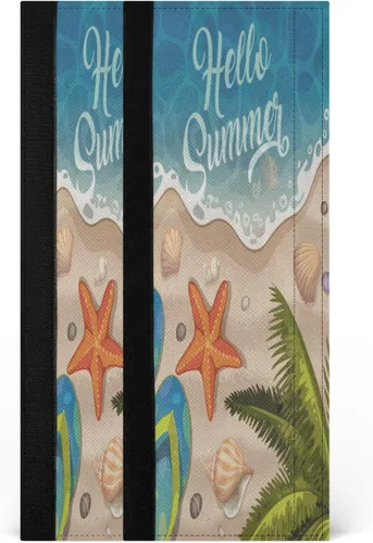 Vista 10 de Eionryn Fundas para manija de puerta de refrigerador con hojas caídas de arce otoñal, arces naranjas de otoño, guantes para microondas