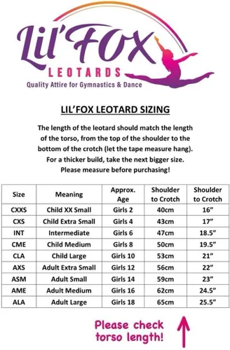Vista 7 de LIL'FOX Leotardos de gimnasia para niñas Baile infantil, vaso, acrobacia, equipo de gimnasia