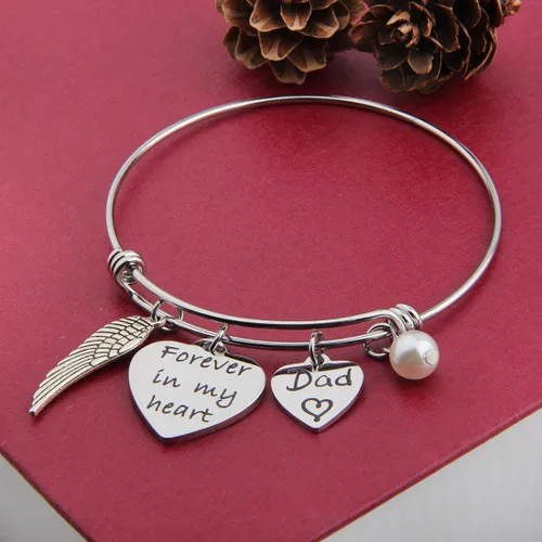 Vista 4 de bobauna Pulsera conmemorativa, regalo de condolencias para recuerdo de un ser querido