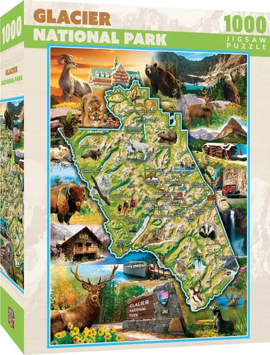 Vista 19 de MasterPieces National Parks Maps - Rompecabezas de 1000 piezas para adultos, familia o jóvenes - Parques Nacionales de Estados Unidos por Anderson
