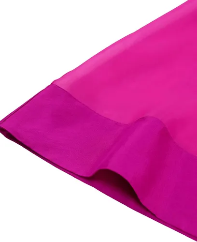 Vista 9 de AOMEI Vestido de tul transparente con cuello alto y manga larga para mujer