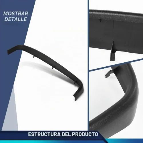 Vista 8 de PIT66 Bisel superior para salpicadero compatible con Toyota Pickup 1989, 1990, 1991, 1992, 1993, 1994 y 1995, color negro Bisel superior