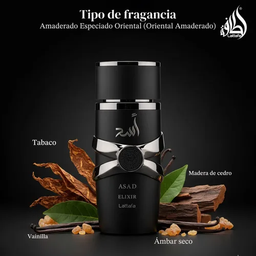 Vista 7 de Lattafa Asad Elixir EDP 3.4 fl oz Spray