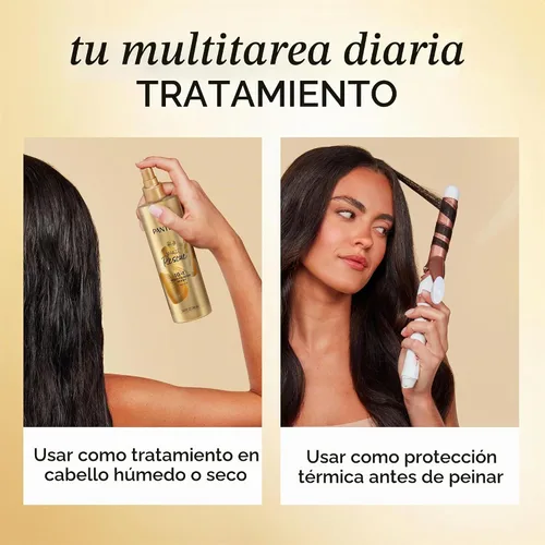 Vista 6 de Pantene Miracle Rescue - Spray multitarea 10 en 1 + queratina, 12.4 onzas