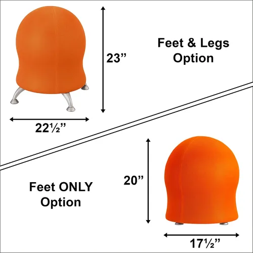 Vista 3 de Safco Products Zenergy - Silla para ejercicios de estabilidad