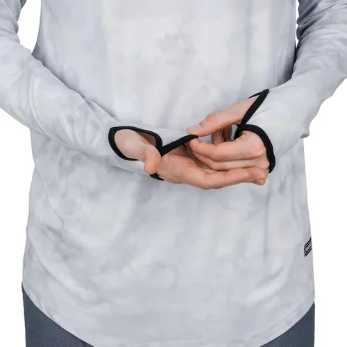 Vista 5 de BLACKSTRAP Camisa de sol UV con capucha y cuello redondo para hombre