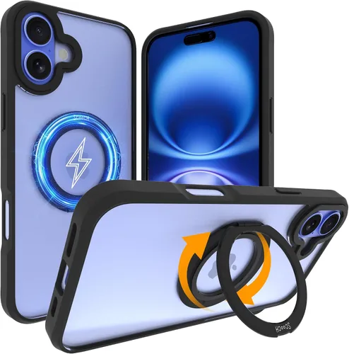 Vista 19 de Scooch para MagCase Compatible con iPhone 12 Mini Incluyendo MagRing 2.0, Soporte para Teléfono Compatible con MagSafe y Pata de Soporte