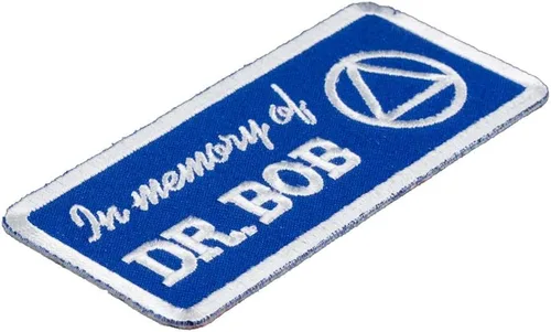 Vista 2 de En memoria del Dr. Bob Patch, parches de sobriedad AA, OtrosMulticolor