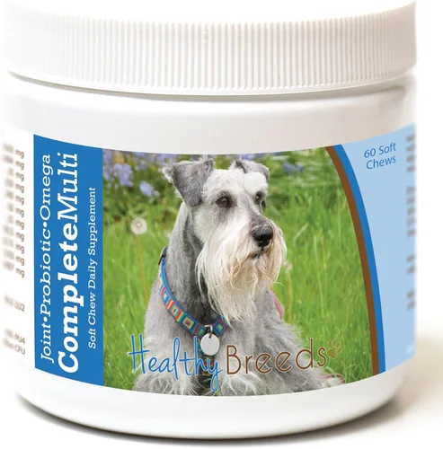 Vista 309 de Healthy Breeds Affenpinscher todo en uno multivitamínico suave masticable 60