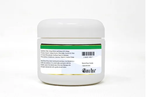 Vista 2 de Extracto de hoja de Ginkgo Biloba (24% Flavones de Ginkgo) Crema (2 oz, ZIN: 514352)