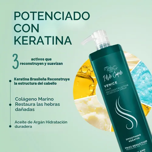 Vista 4 de I Belli Capelli Venecia Keratina Organica Sin Formol – Queratina Orgánica