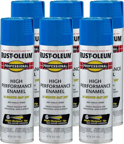Vista 41 de Rust-Oleum 7515838 Pintura en aerosol de esmalte profesional de alto rendimiento, 14 onzas, aluminio