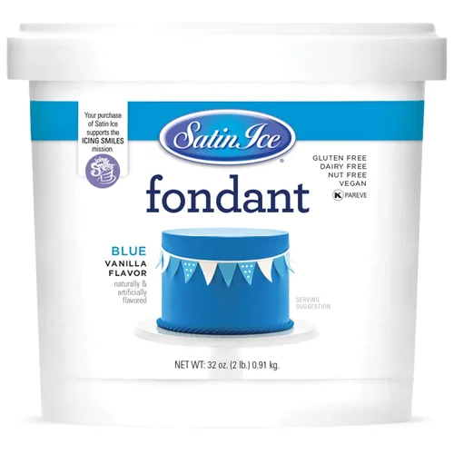 Vista 25 de Satin Ice - Fondant de café moca y menta Blanco