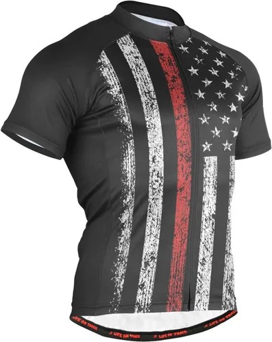 Vista 28 de Camiseta de ciclismo de manga corta para hombre Multi-Color 1