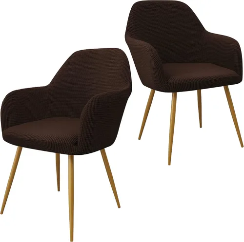 Vista 9 de Yonus - Fundas para sillas de comedor Parsons, juegos de fundas para sillas, fundas para sillones, fundas protectoras extraíbles, fundas para Negro