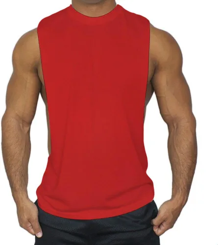 Vista 2 de ZUEVI Camiseta de tirantes para hombre, corte muscular, lados abiertos, culturismo, gimnasio, entrenamiento, Stringer