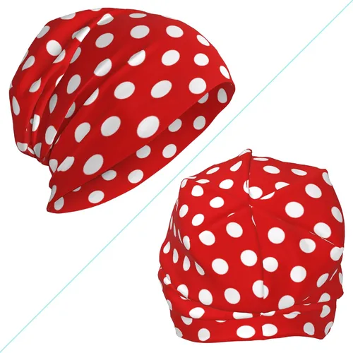 Vista 2 de MODIYIWU Gorro de punto reversible para mujer y hombre, gorro de punto elástico para invierno