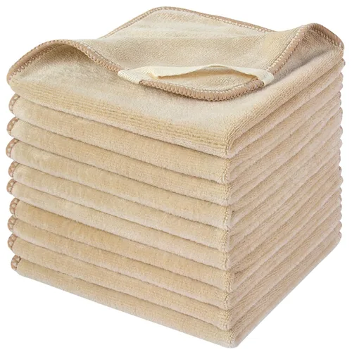 Vista 49 de SINLAND Paños faciales de microfibra de secado rápido toallita de lavado de 8 x 8 pulgadas paño de lavado facial absorbente suave paños removedores