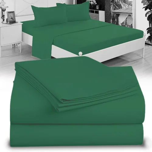 Vista 47 de Juego de Sábanas Twin - Sábanas de Cama Twin de Microfibra Ultra-Suave 1800 - Doble Cepillado - Bolsillos Profundos - Ajuste Fácil - Sin Arrugas Gris