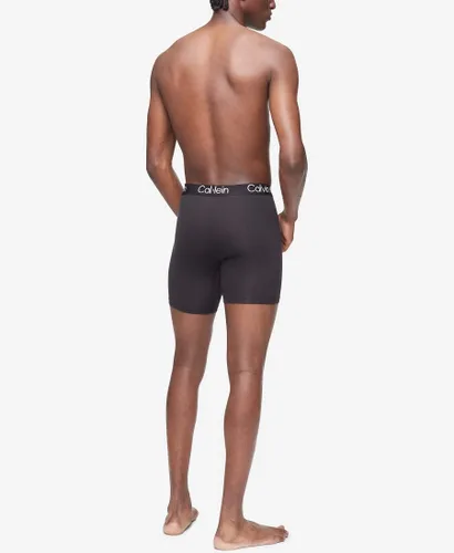 Vista 3 de Calvin Klein Calzoncillos tipo bóxer modales ultra suaves y modernos para hombre