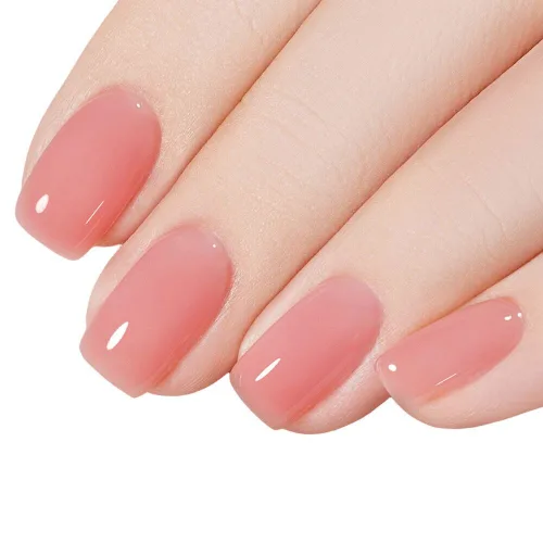 Vista 9 de MEMEDA Esmalte de uñas de gel, laca de uñas LED semipermanente, esmalte de uñas blanco lechoso nude, 0.5 onzas líquidas Negro