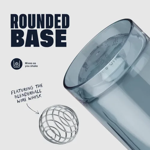 Vista 3 de BlenderBottle - Botella agitadora Pro Series perfecta para batidos de proteínas y preentrenamiento, 32 onzas, azul ceruleo