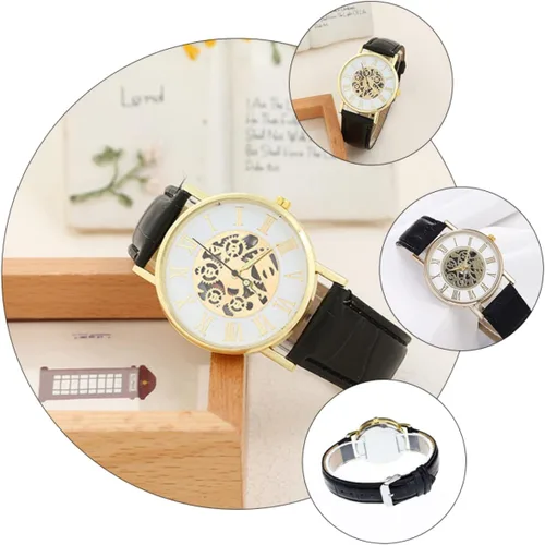 Vista 4 de Reloj de pulsera casual para hombre, 2 piezas, estilo casual, para hombre