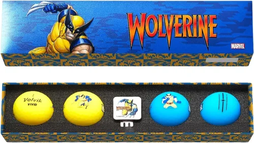 Vista 10 de Volvik Vivid Marvel Golf Ball Gift Sets (4 Pack)